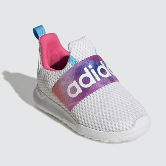 NWT Adidas Lite Racer Adapt 4.0 Kids Running Athletic Light Shoes Slip on 8K - Picture 1 of 8